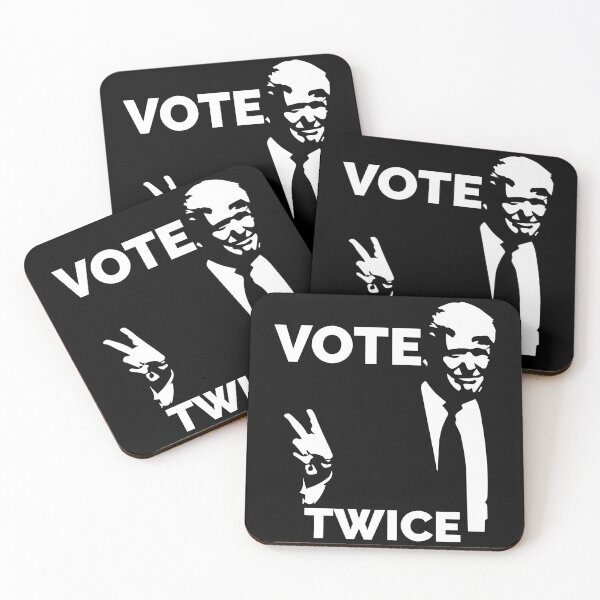 Item preview, TRUMP VOTE TWICE designed and sold by TheFirstOne.