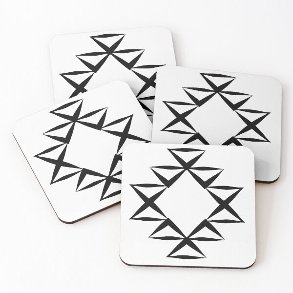 Item preview, Copy of Aztec vintage symbols outlines Black designed and sold by Jake Purcell.
