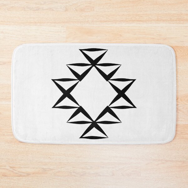 Item preview, Copy of Aztec vintage symbols outlines Black designed and sold by Jake Purcell.