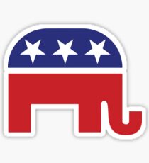 Republican Original Elephant Sticker