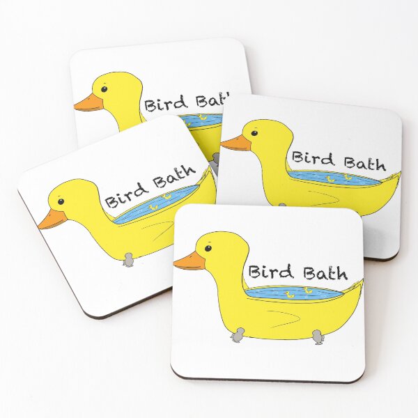Item preview, Bird Bath Rubber Duck designed and sold by Cornstalk.