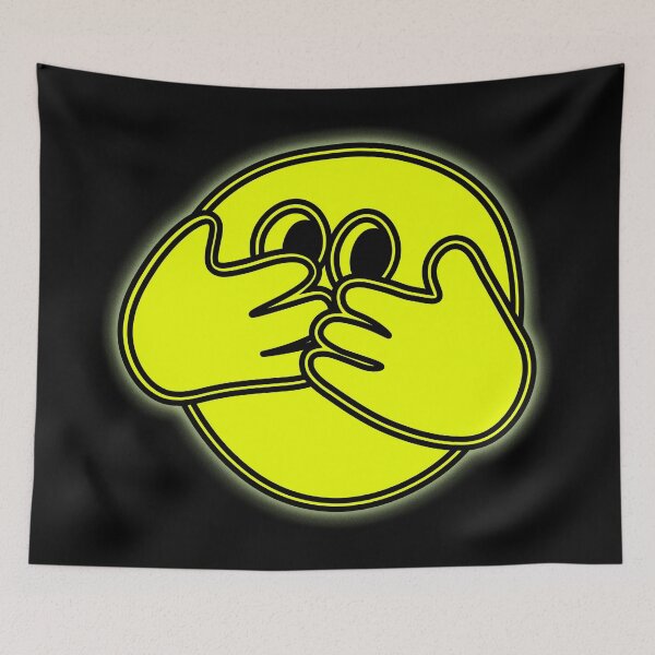 Item preview,   Scared yellow emoticon. GIFT Man Woman Youth T-shirt sticker mug designed and sold by Galina Kostyaeva.