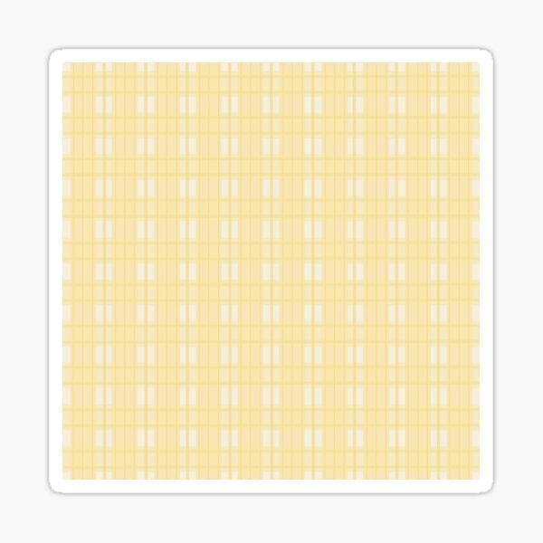 “Yellow plaid wallpaper” Sticker for Sale by Pastel-PaletteD | Redbubble