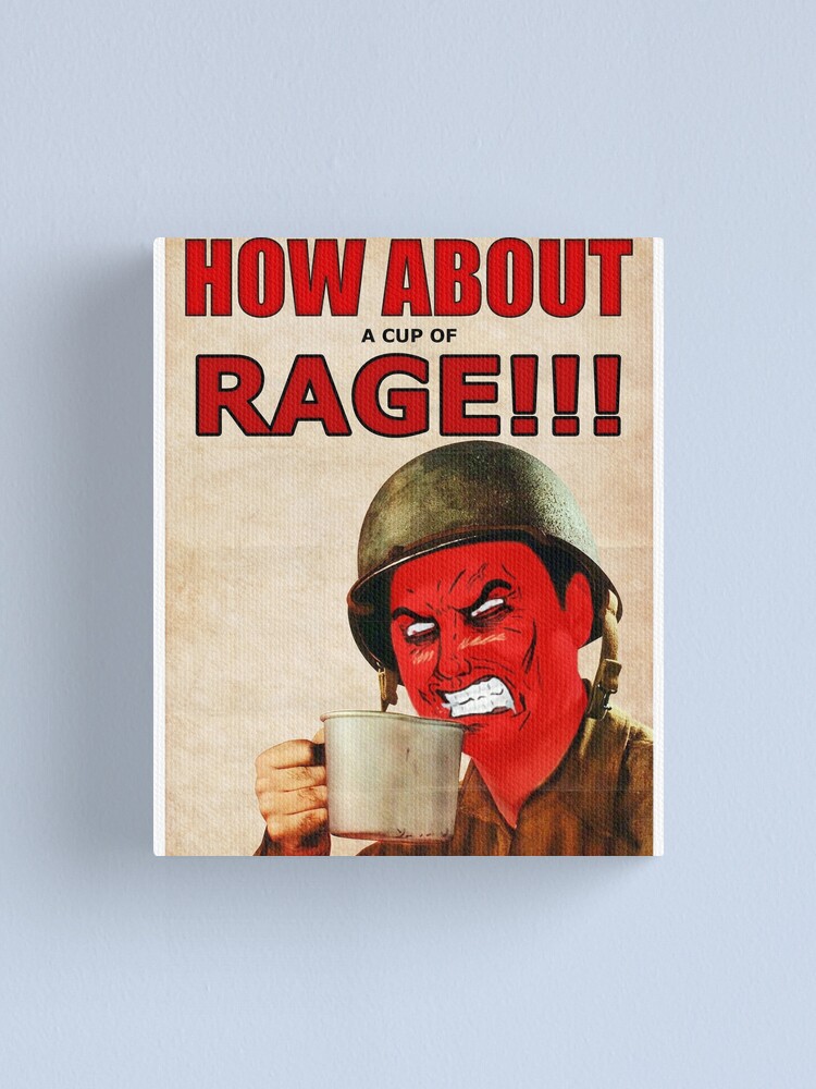 Hahahahahaha! #meme #funny #rage Canvas Print