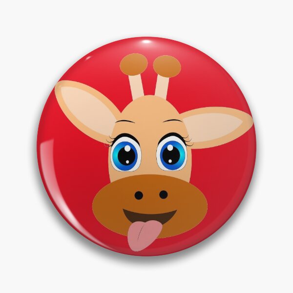 Artikelvorschau, Nettes lustiges Giraffentiergesicht entworfen und verkauft von CreatedForYou.