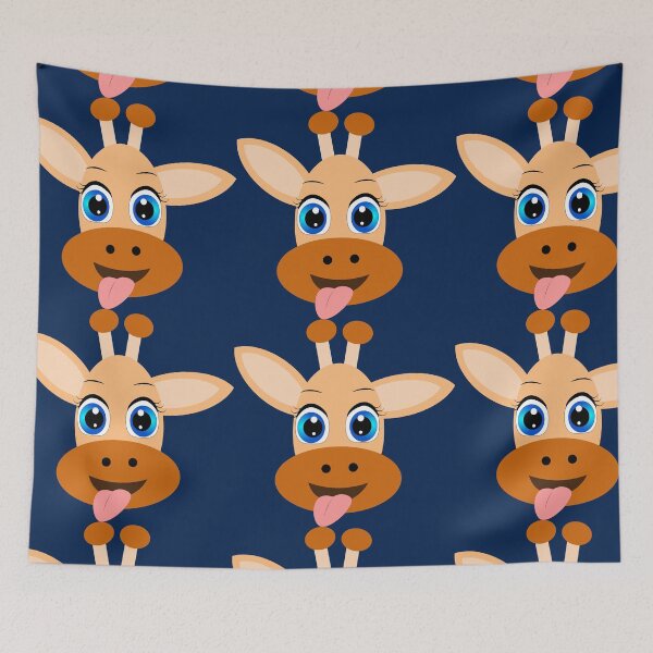 Item preview, Cute Funny Giraffe Animal Face designed and sold by CreatedForYou.