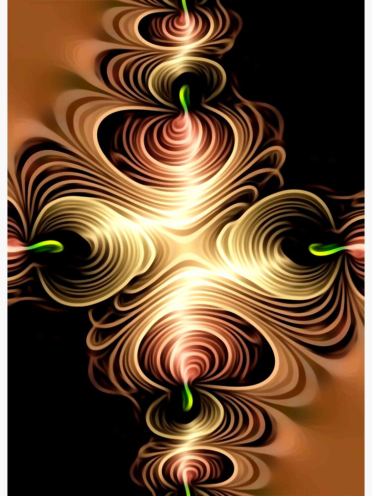 Thumbnail 3 of 3, Sticker, Caribbean Waves designed and sold by Vk91.