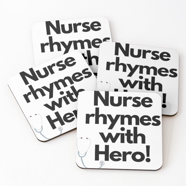 Item preview, Nurse rhymes with Hero! designed and sold by ToddsTees1.
