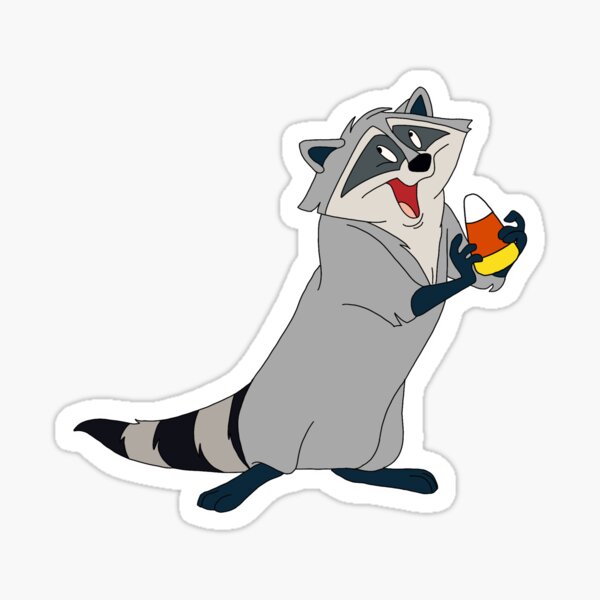 Halloween Meeko  Sticker