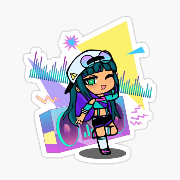 Cool Gacha Life Girl Sticker For Sale By Infdesigner Redbubble