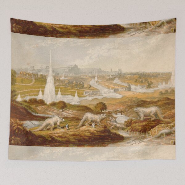 Item preview, Vintage  Iguanodon art illustration designed and sold by Vintage Designs +.