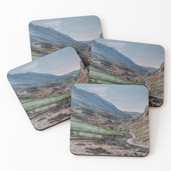 Item preview, Llanberis Pass, Wales watercolour painting designed and sold by FineArtKate.