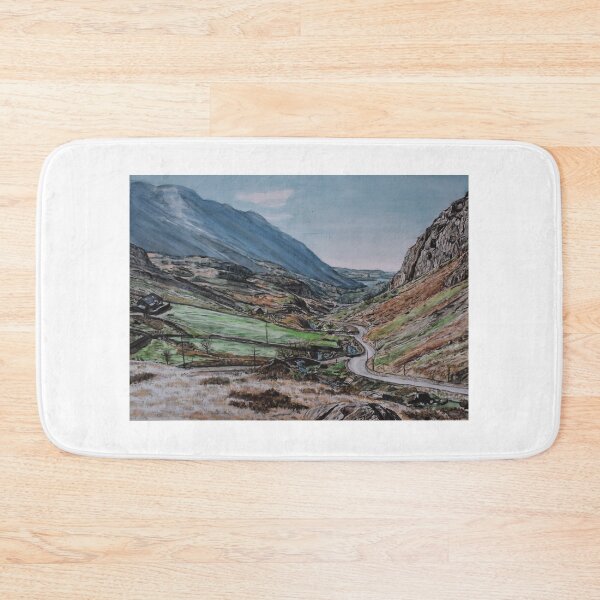 Item preview, Llanberis Pass, Wales watercolour painting designed and sold by FineArtKate.