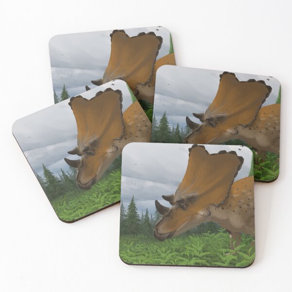 Item preview, Chasmosaurus belli in forest designed and sold by Batavotyrannus.
