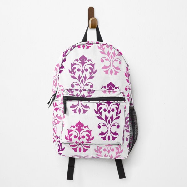 Item preview, Heart Damask Art I Pinks Plums White designed and sold by NataliePaskell.