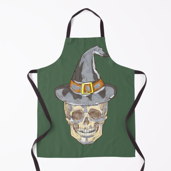 Item preview, Skull with Witch Hat designed and sold by NewWorldIsHere.