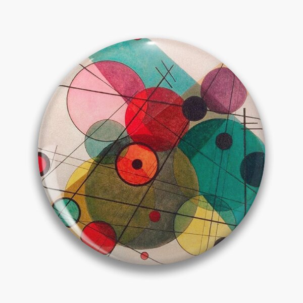 Item preview, Circles in a Circle Abstract Painting by Wassily Kandinsky designed and sold by quackynaut.