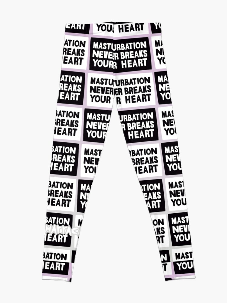 Alternate view of Masturbation never breaks your heart Leggings