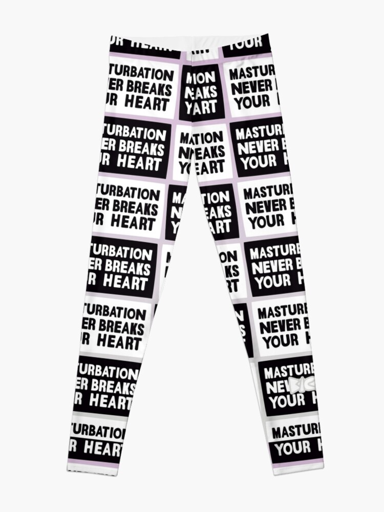 Alternate view of Masturbation never breaks your heart Leggings
