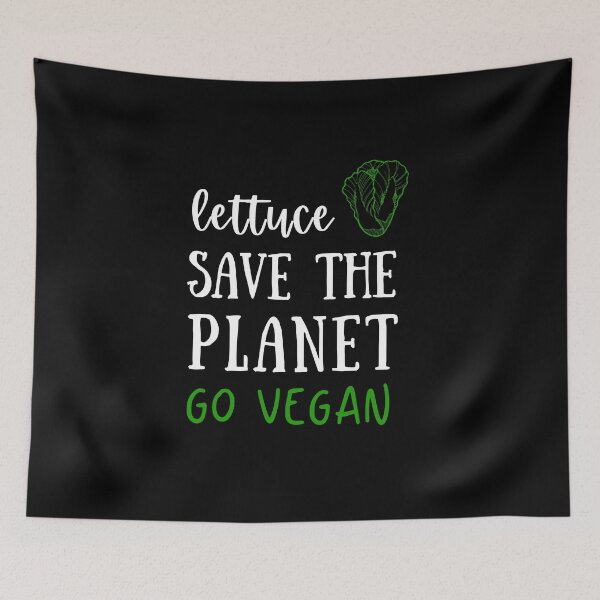 Item preview, Lettuce Save the Planet Funny Cute Vegan Vegetarian Veganism Shirt Green Fruit Plants Earth September October Motivational Gift Greta Climate Change Animal Rights Environment Inspirational Gift designed and sold by EpsilonEridani.