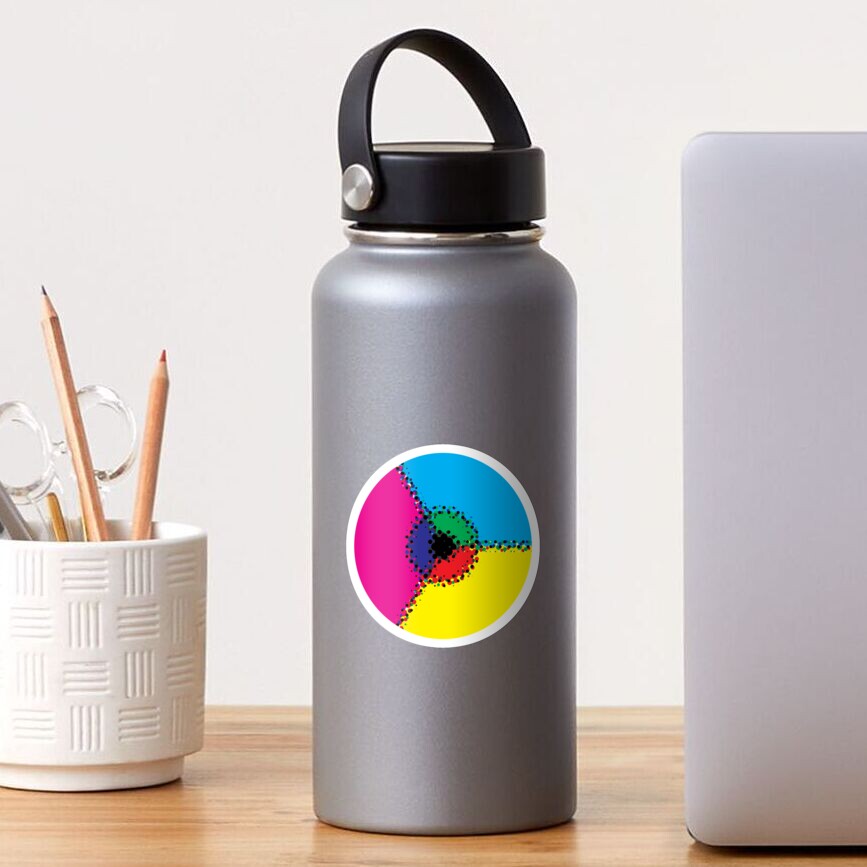 CMYK (RGB) Wheel Sticker