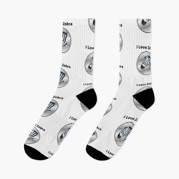 Item preview, I Love Zebra Black and White designed and sold by Cultradesign.