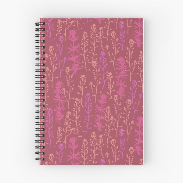 Item preview, Crimson glow. Autumn. Wild herbs seamless pattern on dark magenta. Stay wild. Wild life designed and sold by Yulia Chepurova.