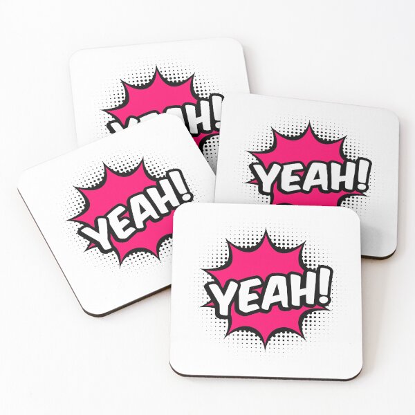 Item preview, Yeah sticker pop art style designed and sold by TashaVector.