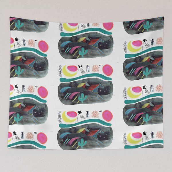 Item preview, Caballos de colores. designed and sold by Rachel Oldfield.