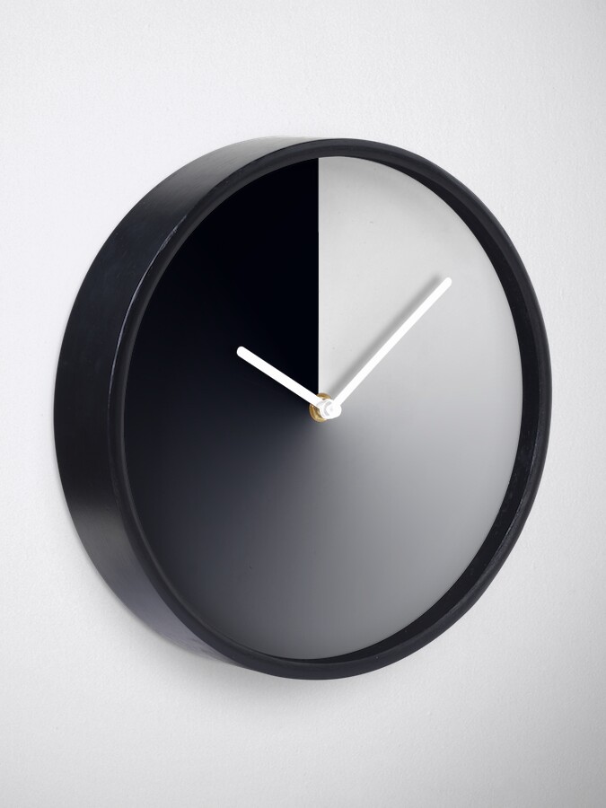 Alternate view of Dusk Till Dawn Dark Gradient Sphere Clock