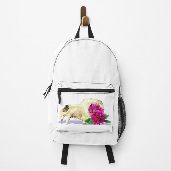 Item preview, Dog Skull with Rhododendron Flowers designed and sold by IrritatorRaji.