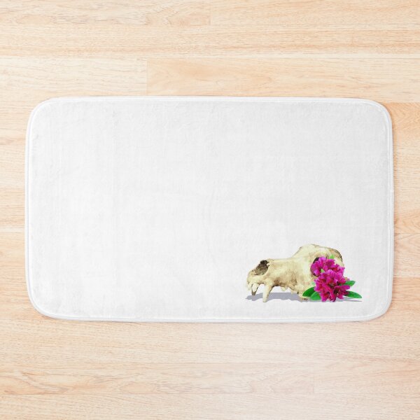 Item preview, Dog Skull with Rhododendron Flowers designed and sold by IrritatorRaji.