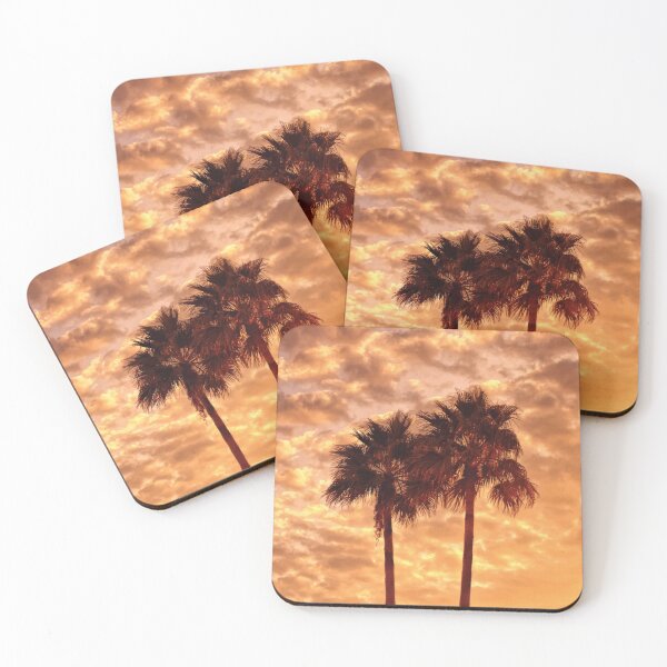 Item preview, Palm Trees Sunset and the Orange Sky designed and sold by PlanetPrints.