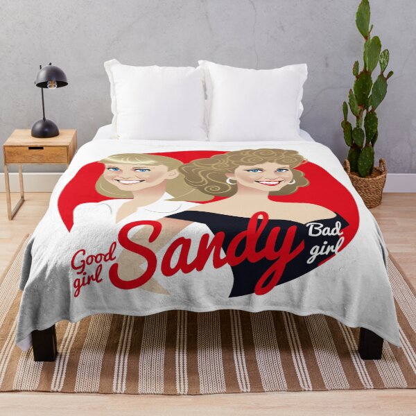 Vista previa del artículo con la obra «Buena chica Sandy Bad girl», diseñado y vendido por AleMogolloArt.