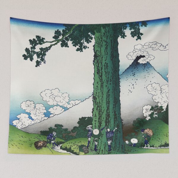 Item preview, Mishima Pass in Kai Province by Katsushika Hokusai designed and sold by Takeda-art.