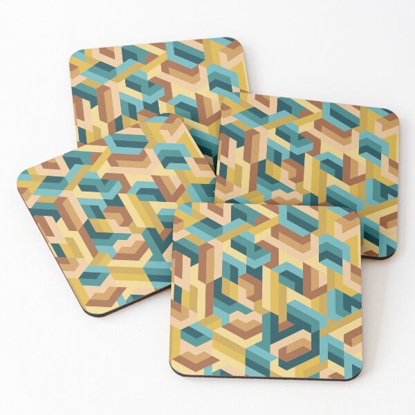 Item preview, Abstract Isometric Pattern designed and sold by quarantineshop.