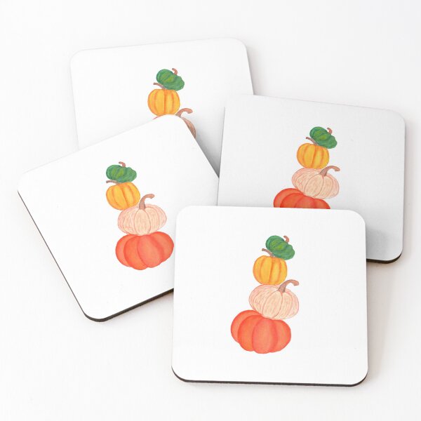 Item preview, watercolor Pumpkin Stack Sticker designed and sold by EtherealSkyShop.