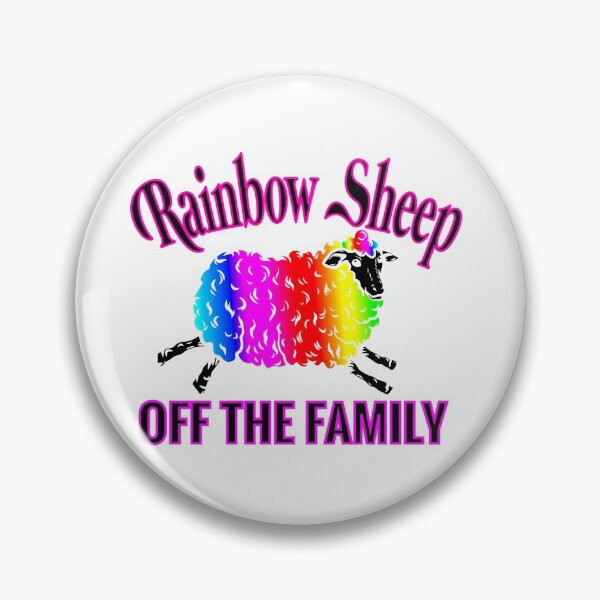 Item preview, Black Sheep Colorful Rainbow Sheep Rainbow Sheep designed and sold by tarek25.