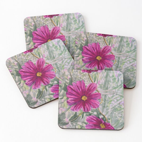 Item preview, Cosmos in Monet's Garden designed and sold by FineArtKate.