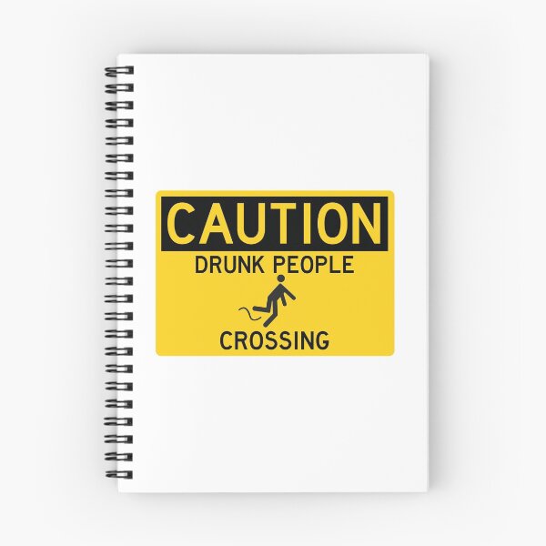 Item preview, Caution Drunk People Crossing designed and sold by nasubi.