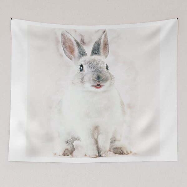 Item preview, Watercolor cute bunny designed and sold by ramonag1.