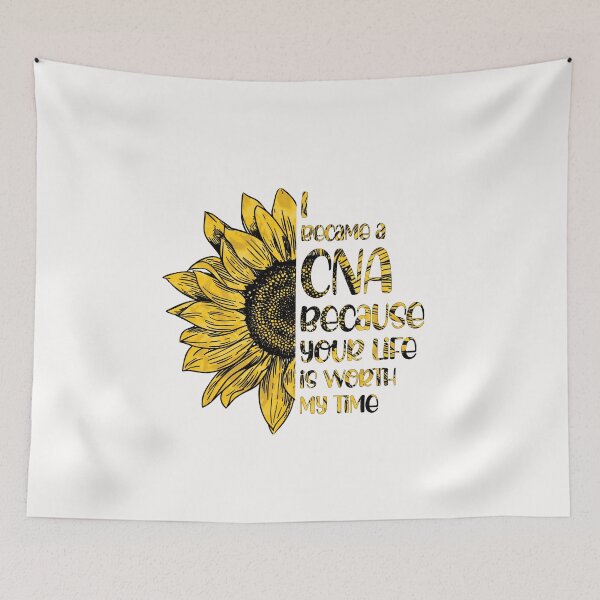 Item preview, I Became a CNA Because Your Life is Worth My Time designed and sold by NisRayDesign.