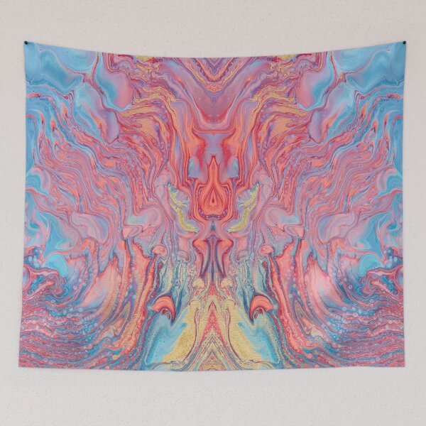 Item preview, Symmetrical Ink Art in Psychedelic Colors designed and sold by WisdomInspired.