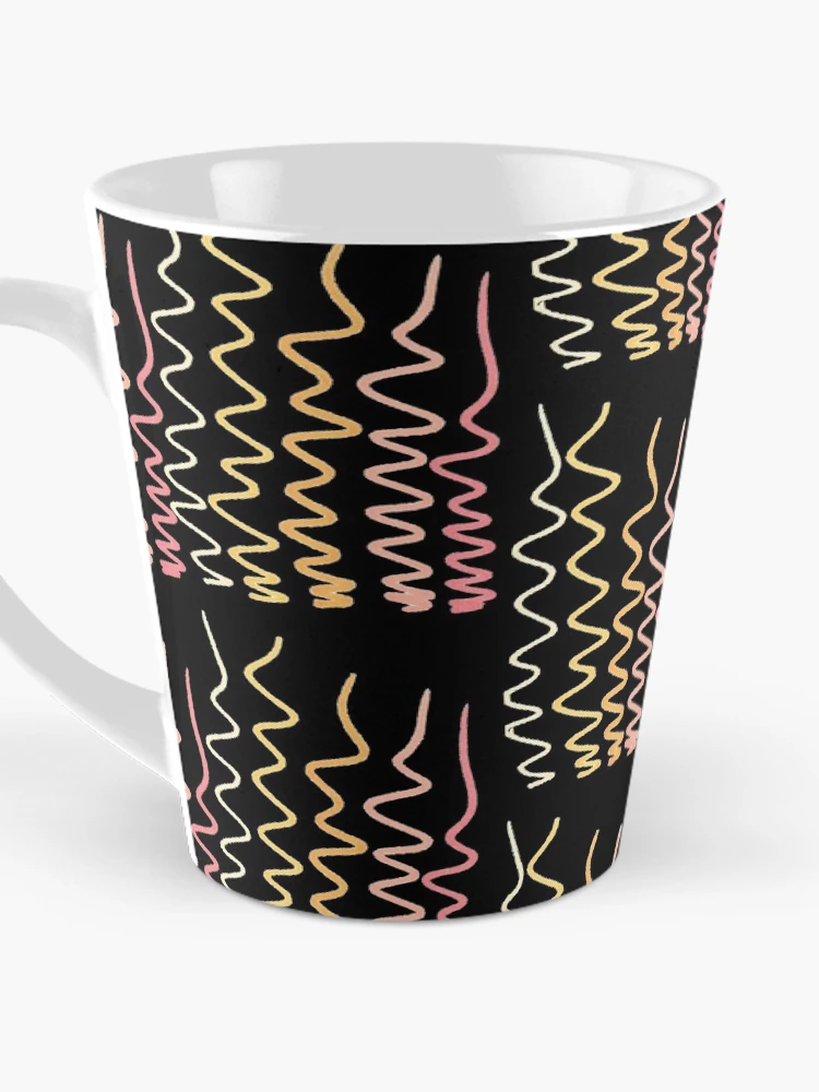 Thumbnail 3 of 4, Coffee Mug, lines Pattern designed and sold by R-arts.