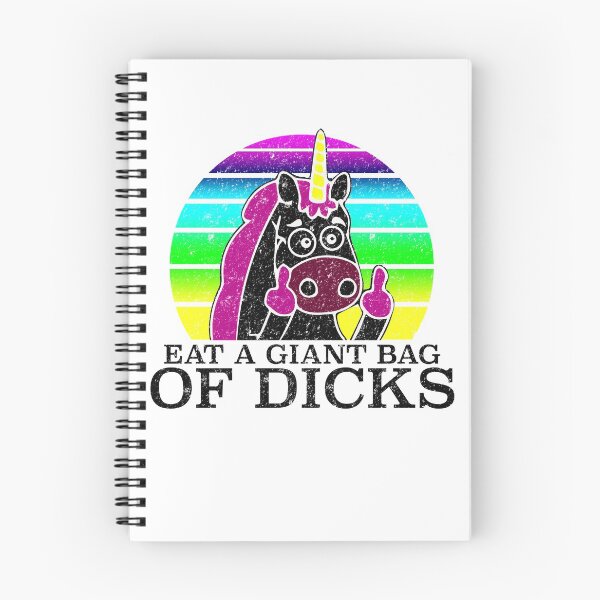 Item preview, Evil Naughty Black Unicorn Eat A Giant Bag of Dicks designed and sold by tarek25.