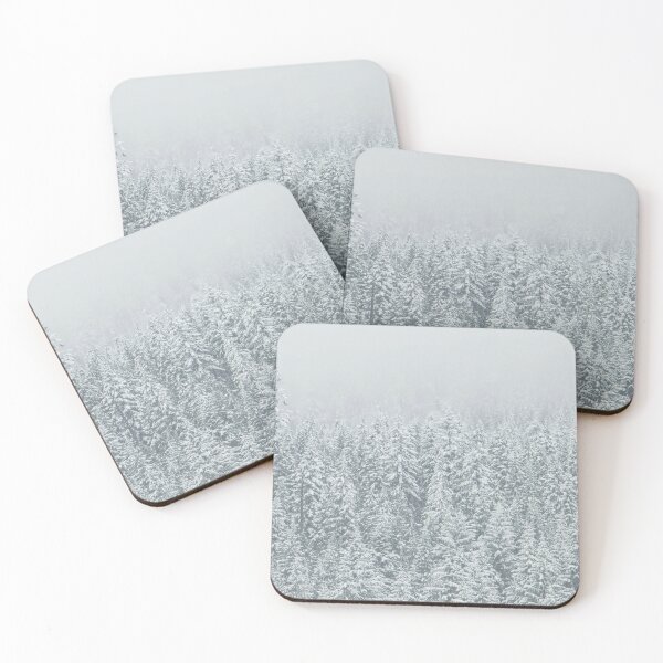 Item preview, Snow covered Pine trees designed and sold by Meaningfully.