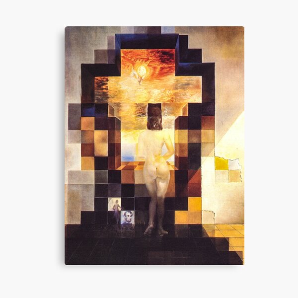Lincoln in Dalivision by Salvador Dalí Canvas Print