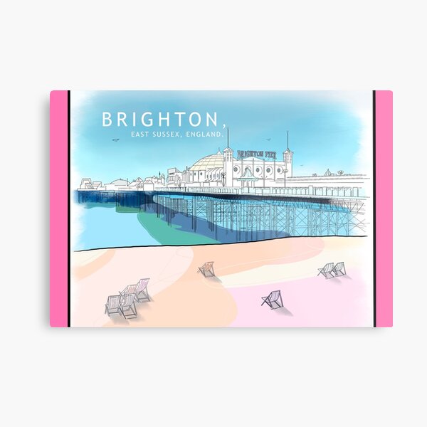 Brighton Metal Print