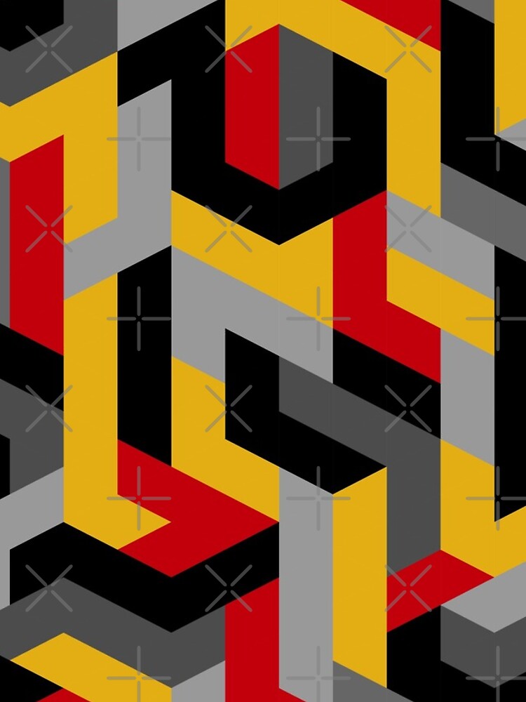 Thumbnail 4 of 4, iPhone Case, Isometric Pattern designed and sold by quarantineshop.