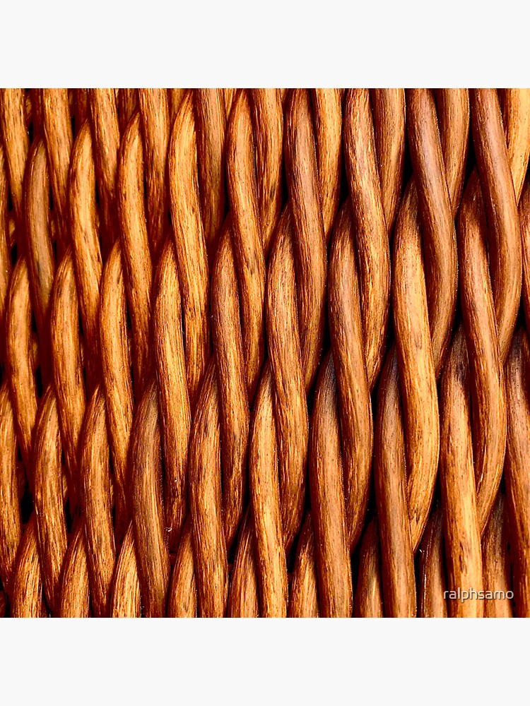 "Rattan rattan wicker" Sticker by ralphsamo Redbubble
